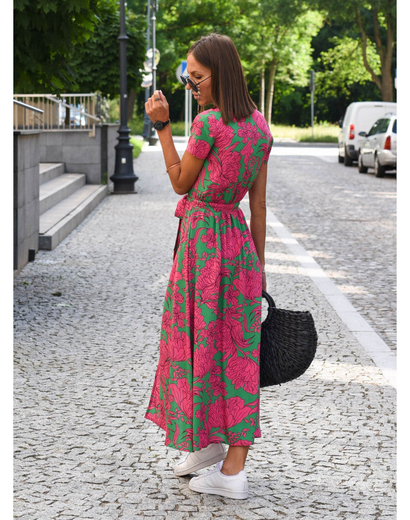 Athena™ - Vibrant Flowy Dress